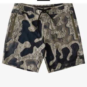 BILLABONG A/Div Highland Surftrek Lo Tide Boardshorts 19" Camo/Ivy Print Sz 34